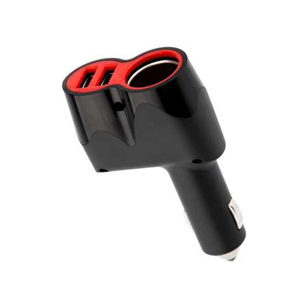 Автозарядка в прикуриватель REXANT 2хUSB + гнездо - 1000 mA