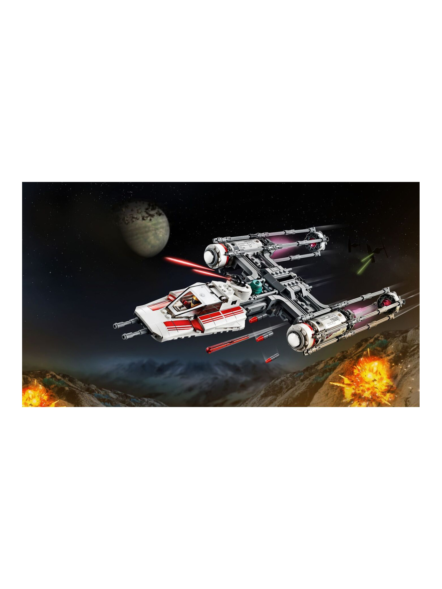 Конструктор LEGO Star Wars Истребитель Повстанцев 578 дет. - фото 9