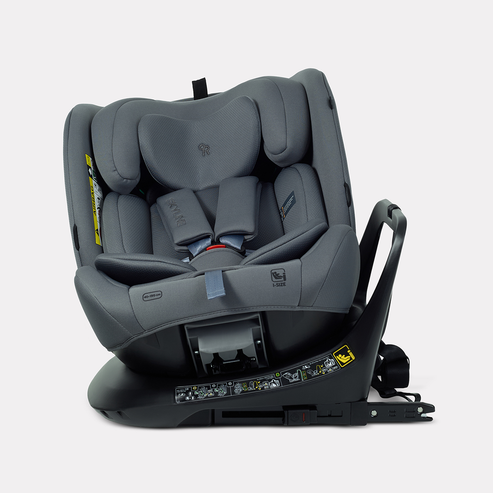 Автокресло Rant Skyline isofix Isofix 0+/1/2/3 (0-36 кг) серый - фото 4