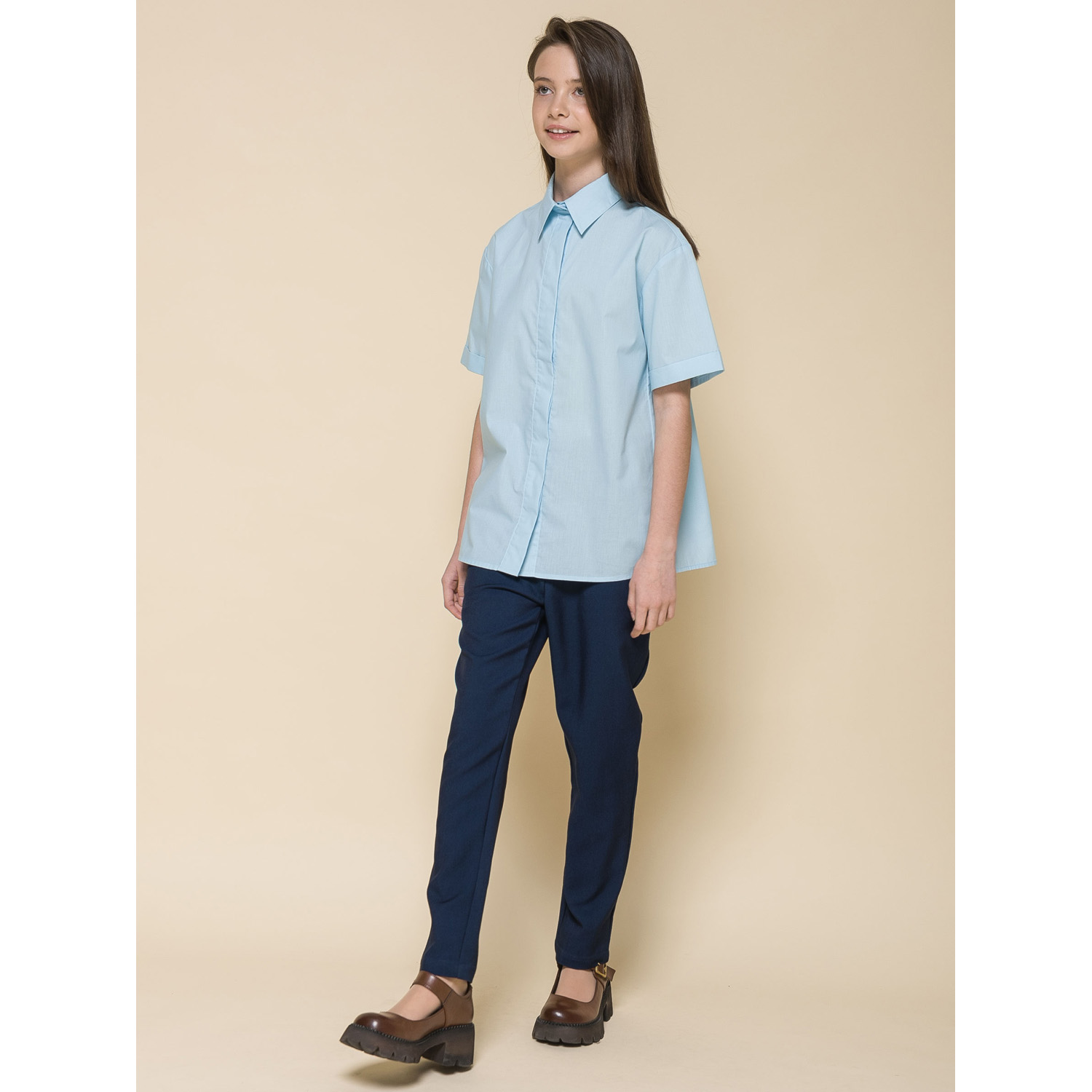 Блузка Pelican GWCT8131/Голубой - фото 6