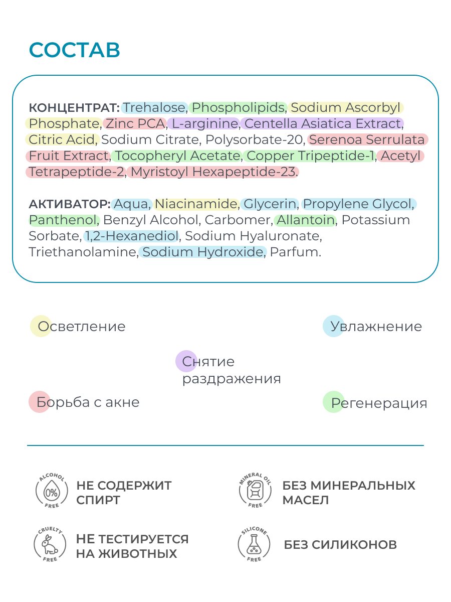 Сыворотка АКАВИЯ Anti-Аcne дневная с цинком - фото 10