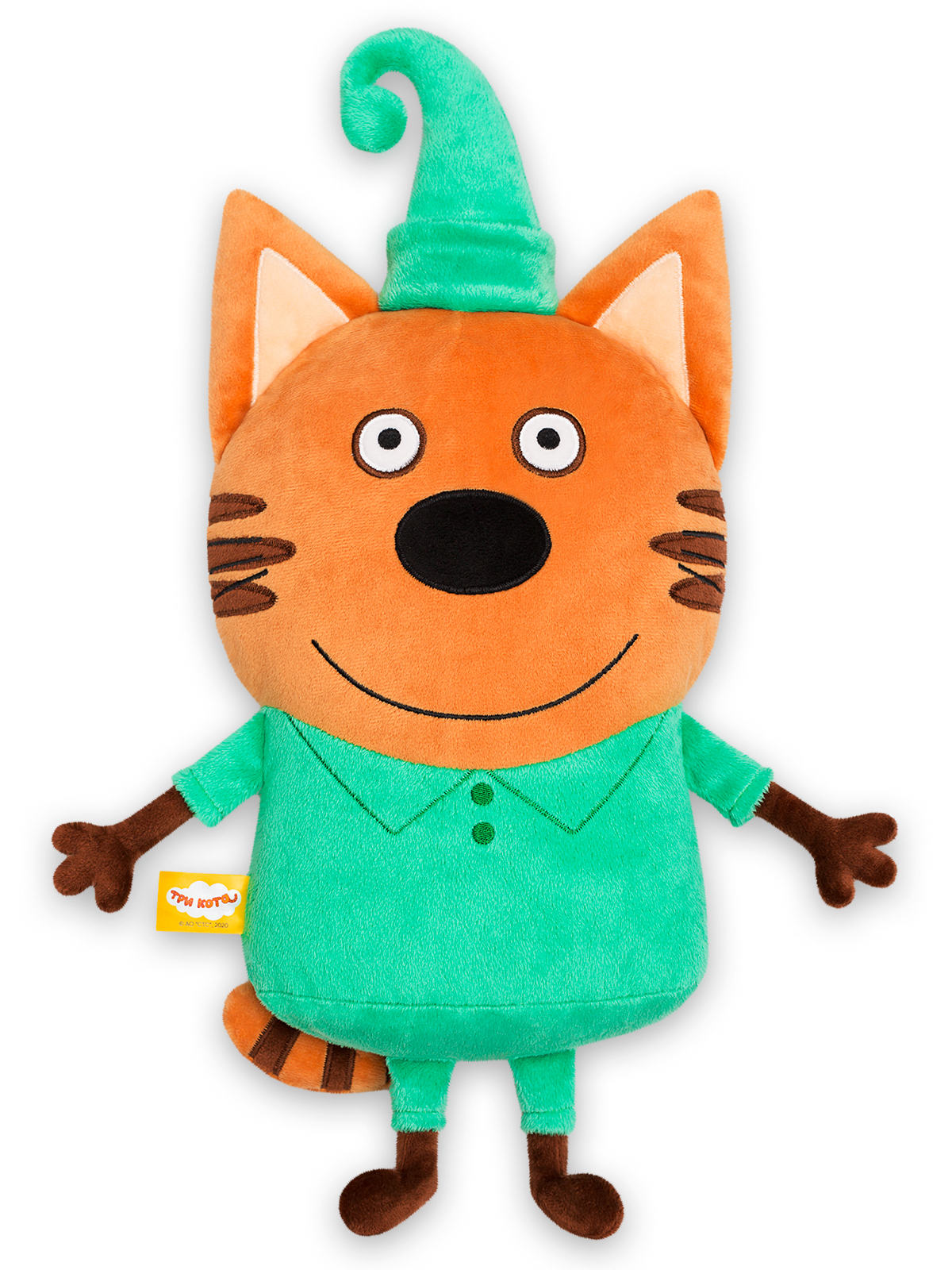 Игрушка Мякиши Детская мягкая большая плюшевая подушка ТРИ КОТА КОМПОТ подарок мальчику девочке малышам - фото 7