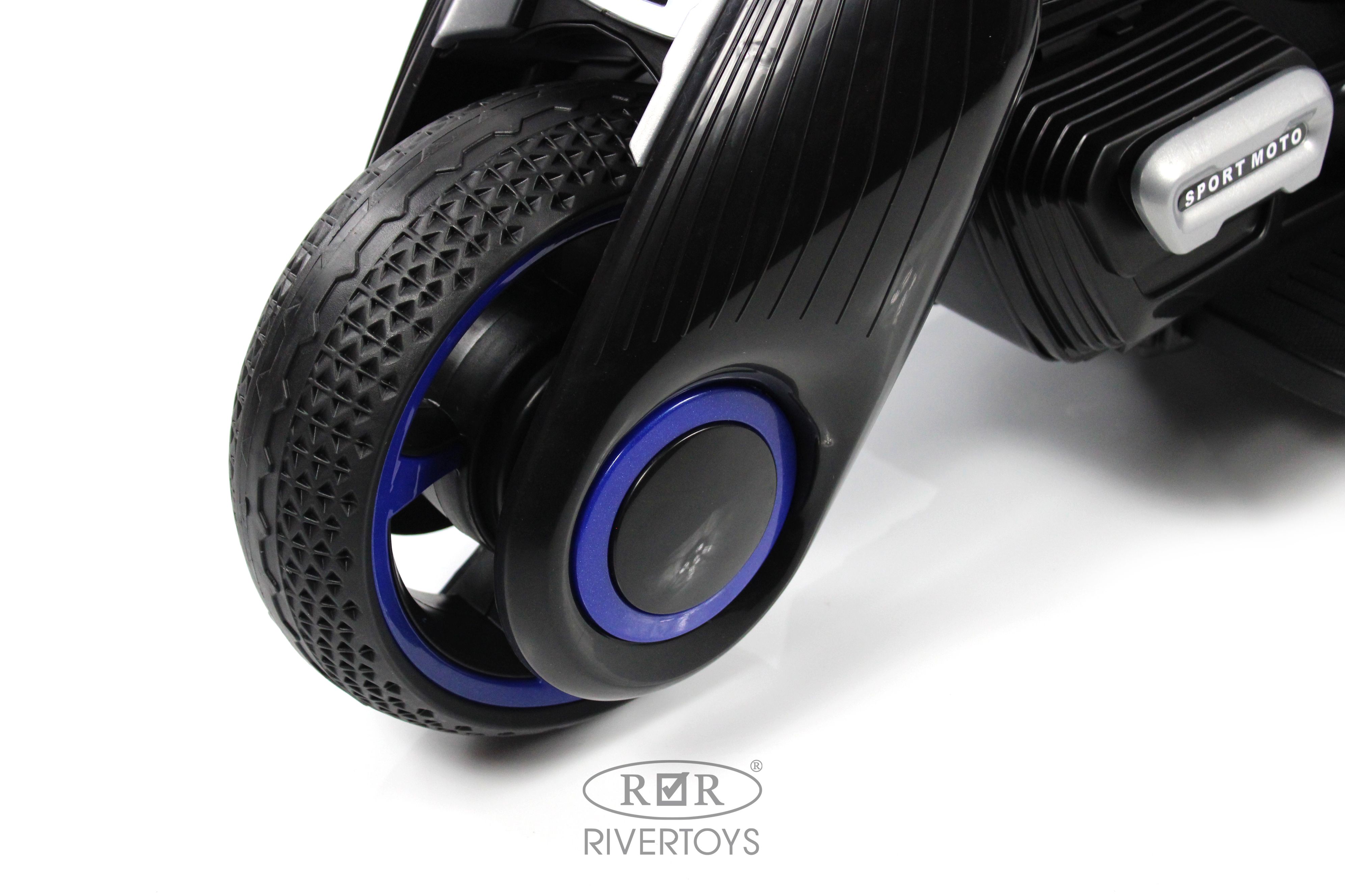 Электромобиль RIVERTOYS K333PX-BLACK - фото 10