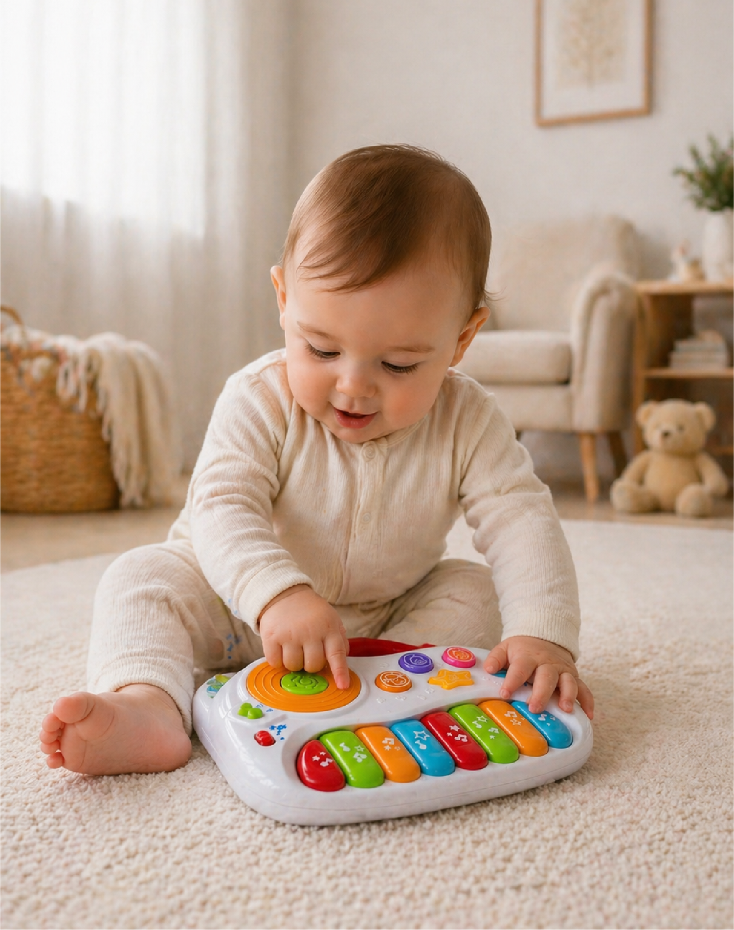 Игрушка музыкальная BabyGo Мини синтезатор - фото 4