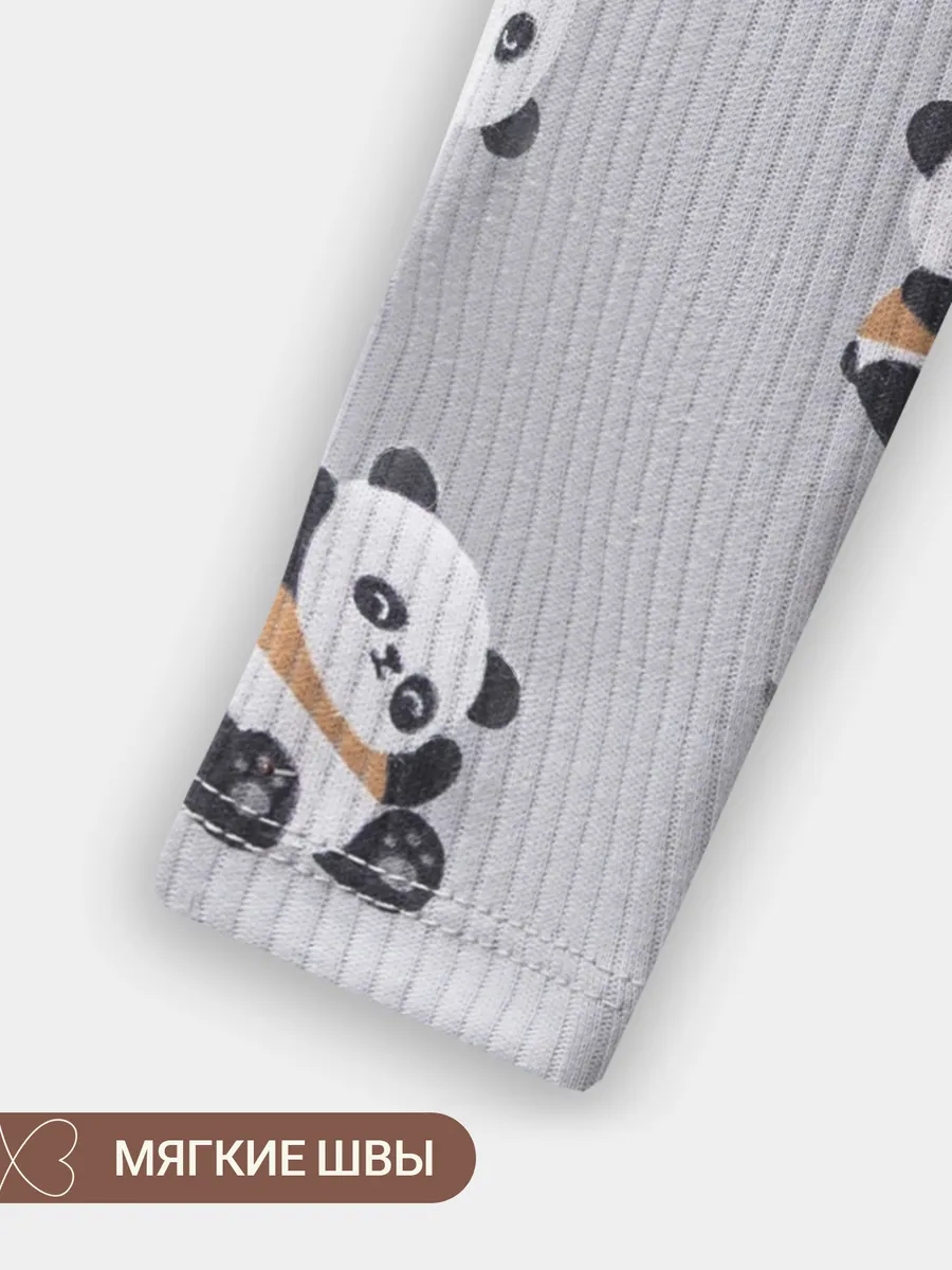 Комбинезон Mark Formelle (Марк Формэль) 14012/пандочки на сером - фото 11