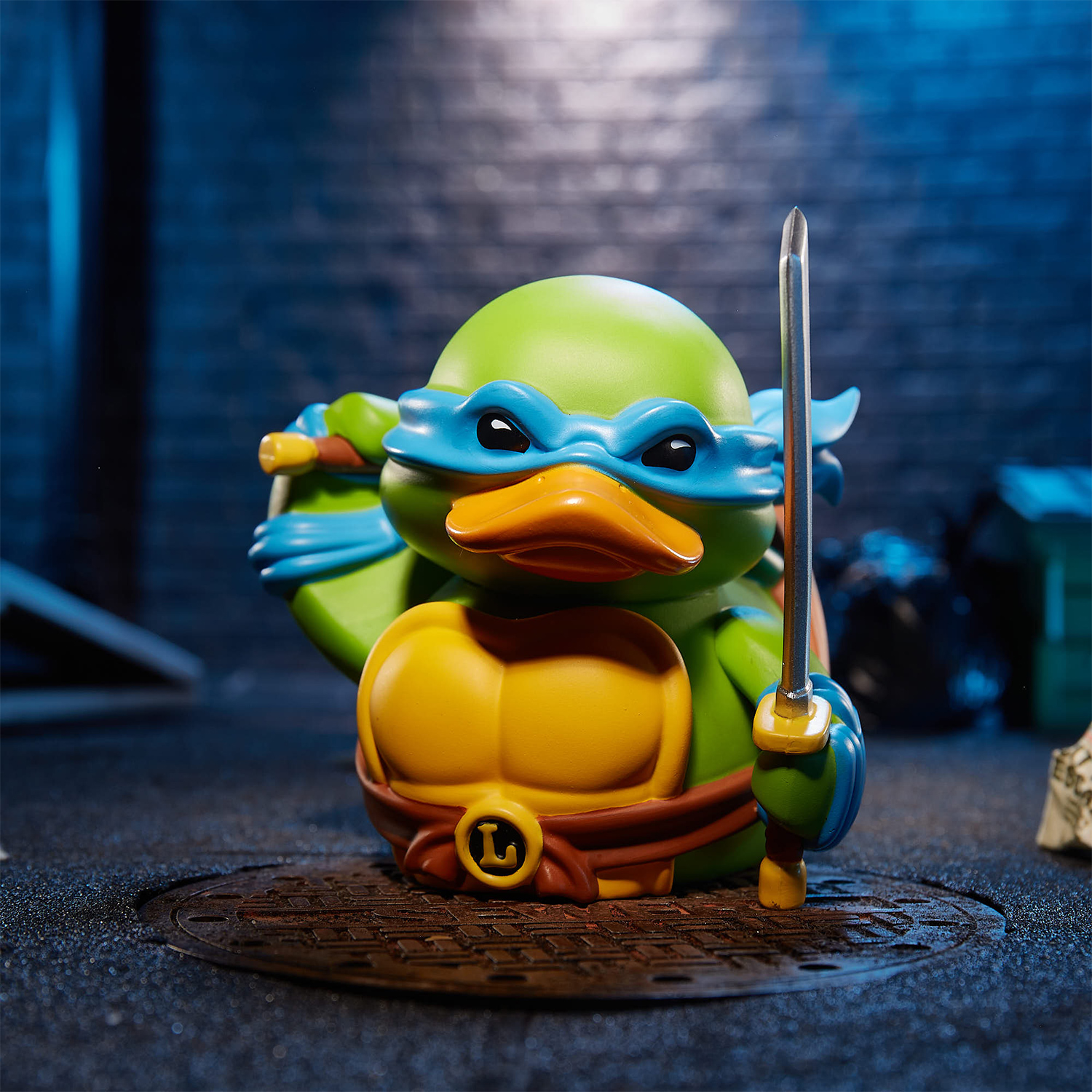 Фигурка Ninja Turtles(Черепашки Ниндзя) Утка Tubbz Леонардо Box - фото 4