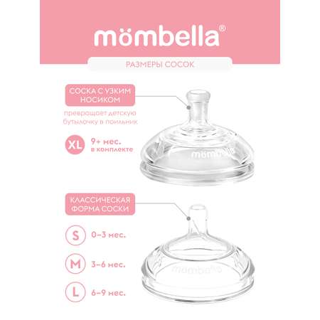 Соска Mombella Anti-Colic силикон XL