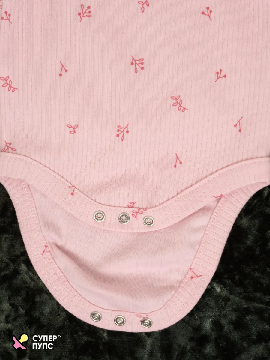 Боди 3 шт Супер Пупс нбр/3пр/бд/коррук/полоска/ягодки - фото 12