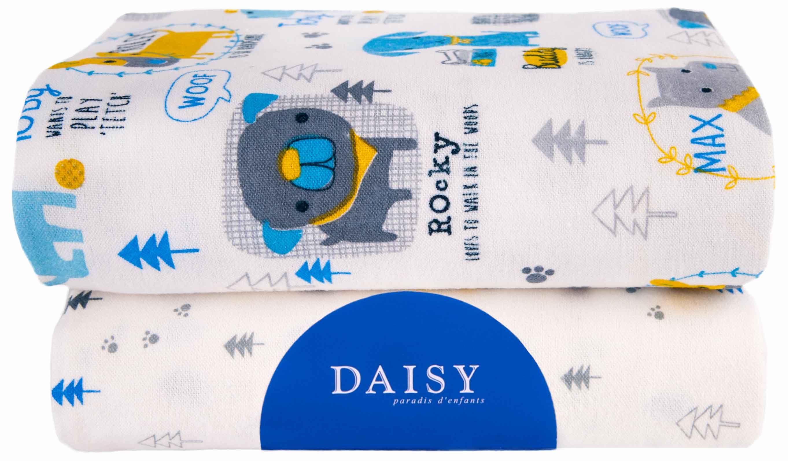 Пеленка Daisy Фланель 2шт 75х120см Собачки - фото 2