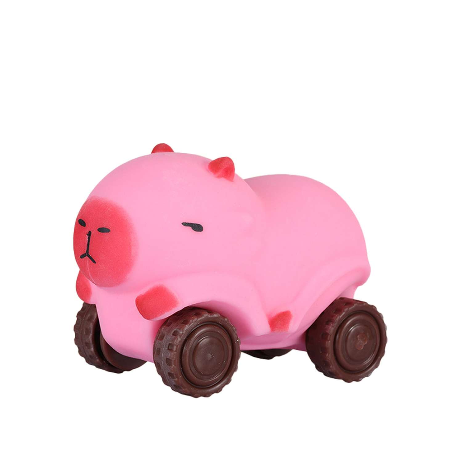 Игрушка-антистресс ё сквиш Машинка-капибара в ассортименте - фото 3