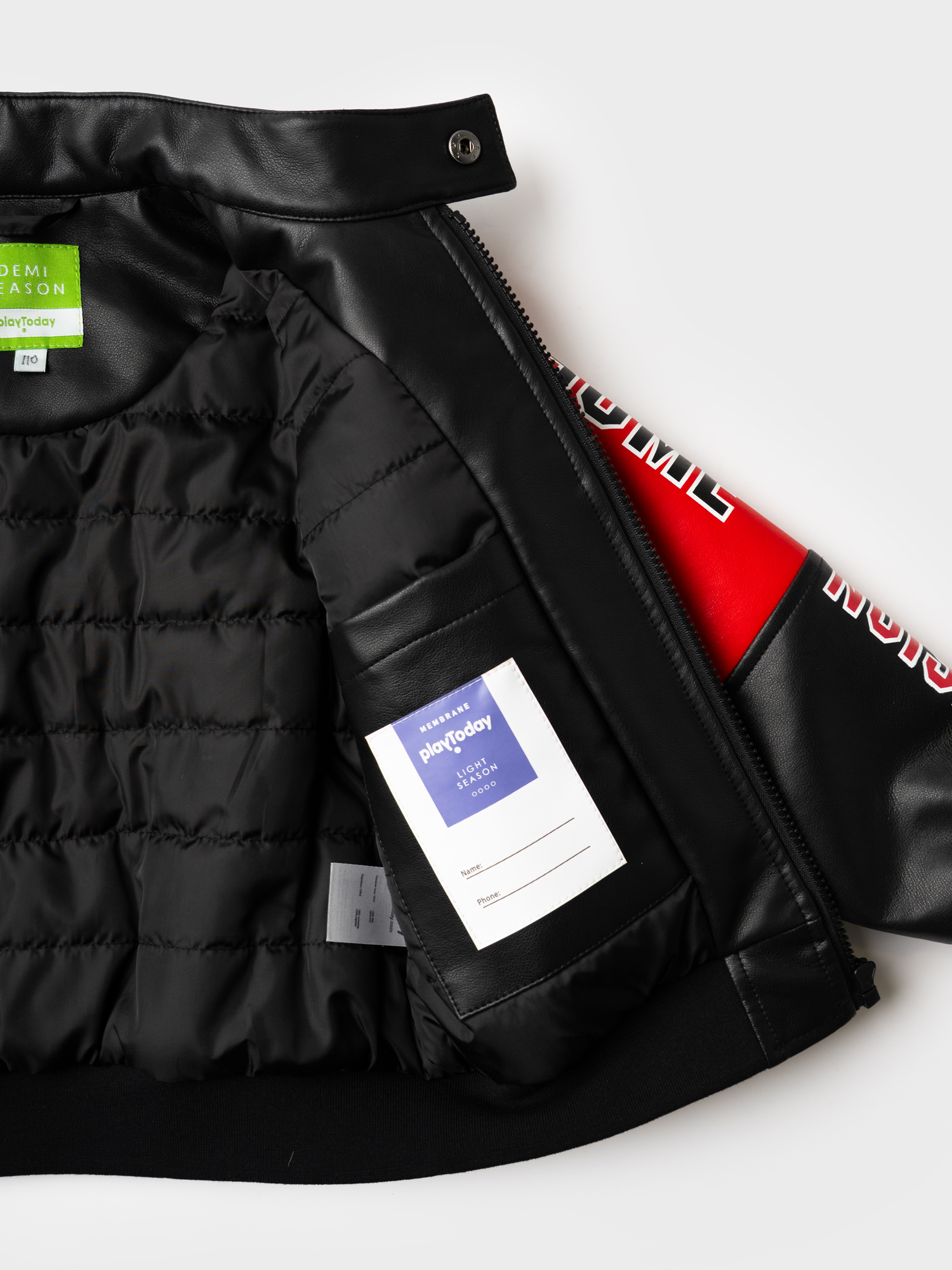 Куртка кожаная PlayToday 12612276 - фото 12