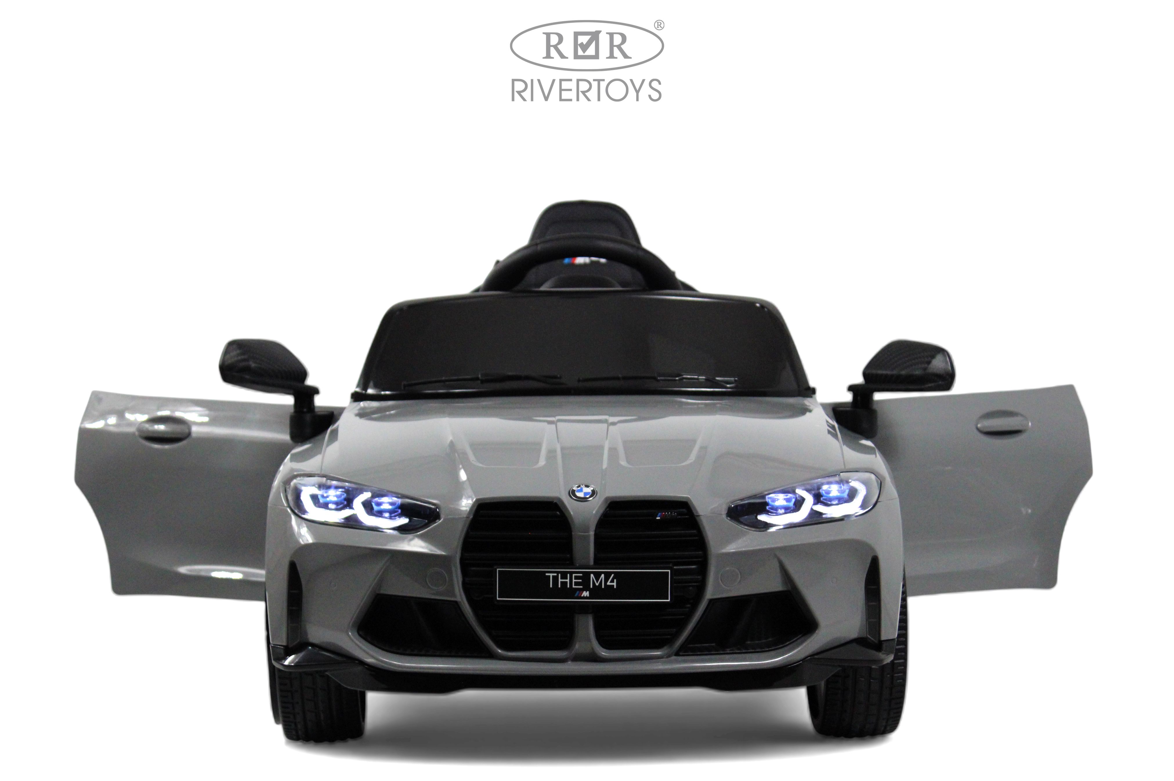 Электромобиль RIVERTOYS BMW A004AA-BMW-GREY С пультом ДУ - фото 20