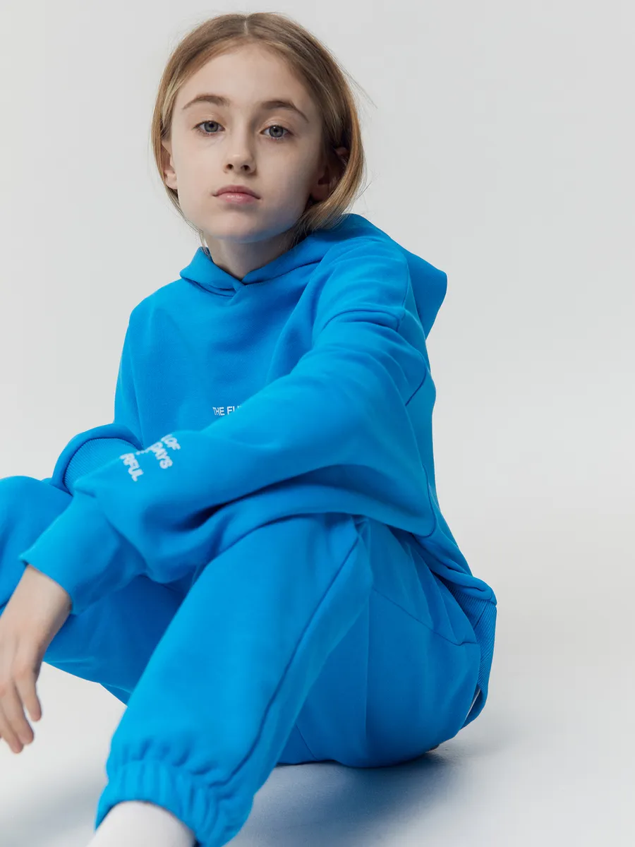 Худи Mark Formelle (Марк Формэль) 127894/голубая лазурь +печать - фото 13