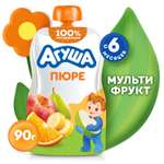 Пюре Агуша Мультифрукт с 6 мес 90 г