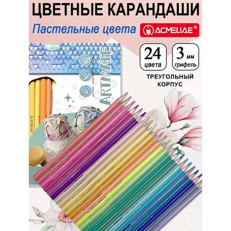 Карандаши пастельные ACMELIAE 24 шт.