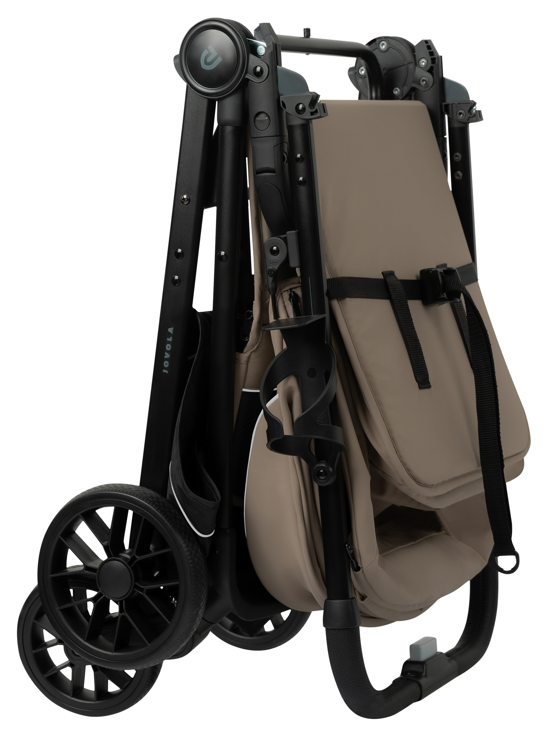 Коляска прогулочная JOVOLA Skill бежевый - фото 40