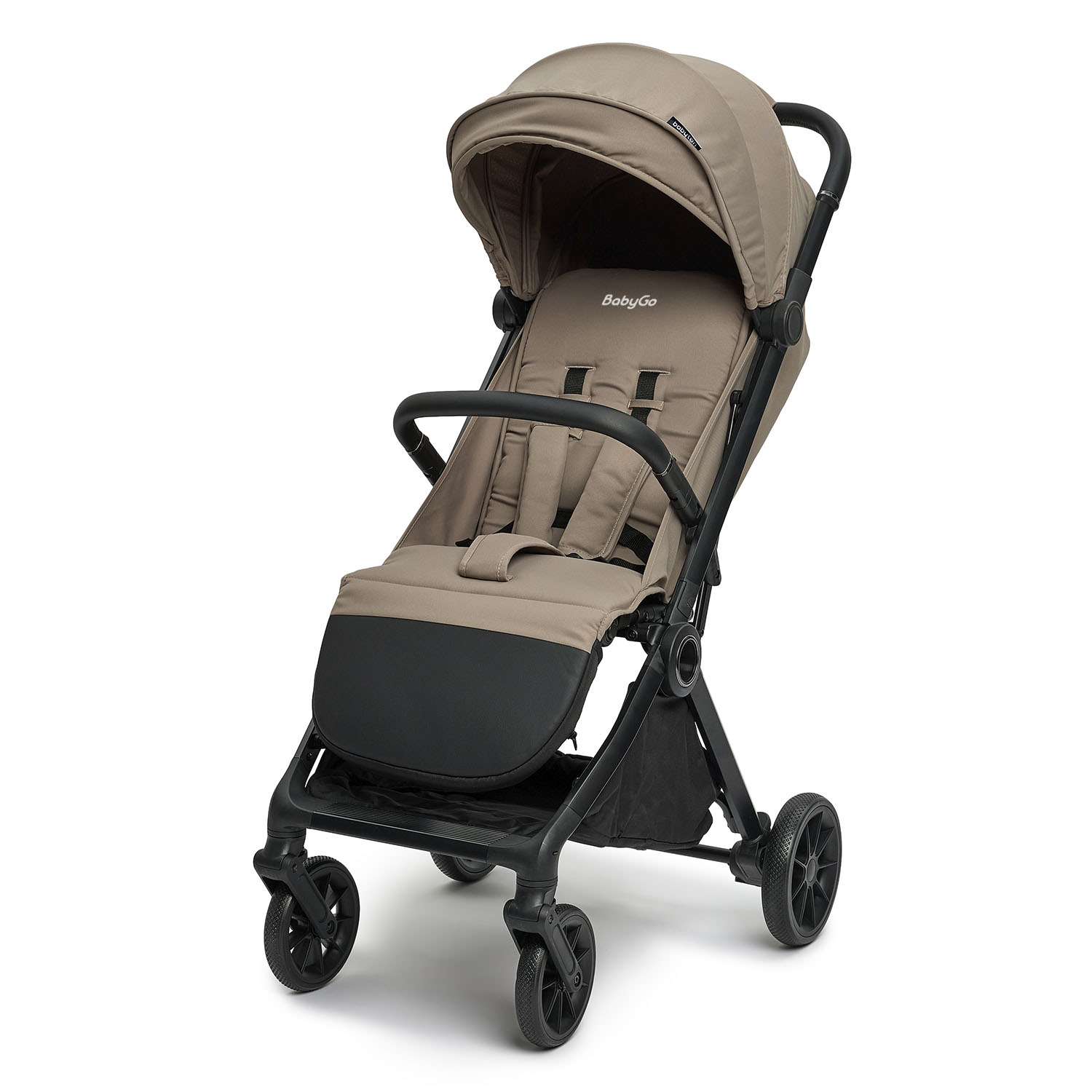Коляска прогулочная BabyGo Mira New бежевый - фото 1