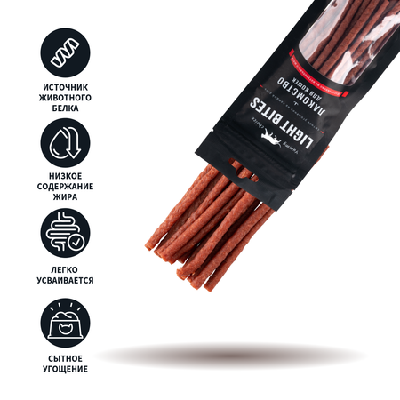 Лакомства для кошек LIGHT BITES 45г Колбаски из утки LB020