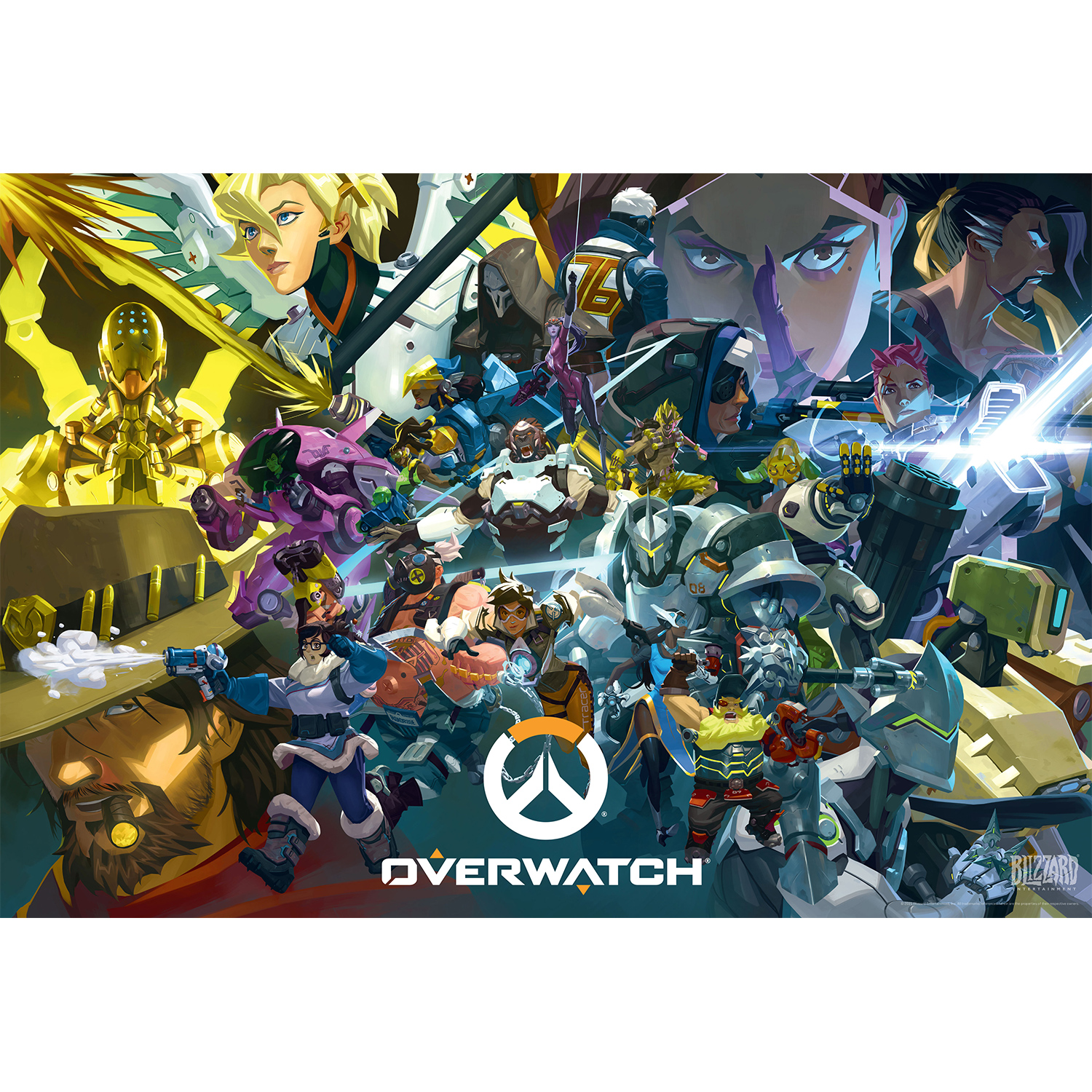 Пазл Good Loot Overwatch Heroes Collage 1500 классический - фото 3