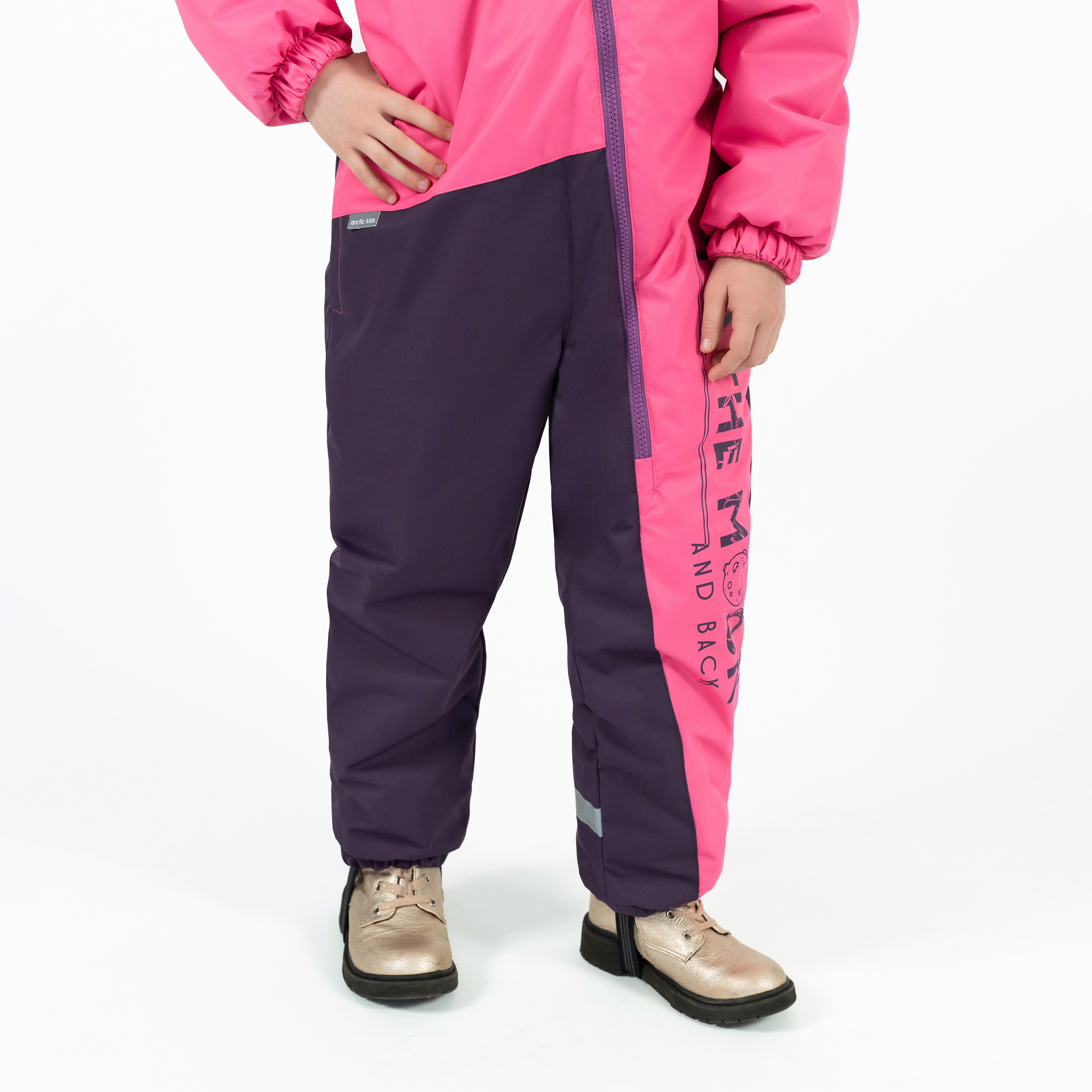 Комбинезон Arctic kids 30-038 фиолетовый - фото 4