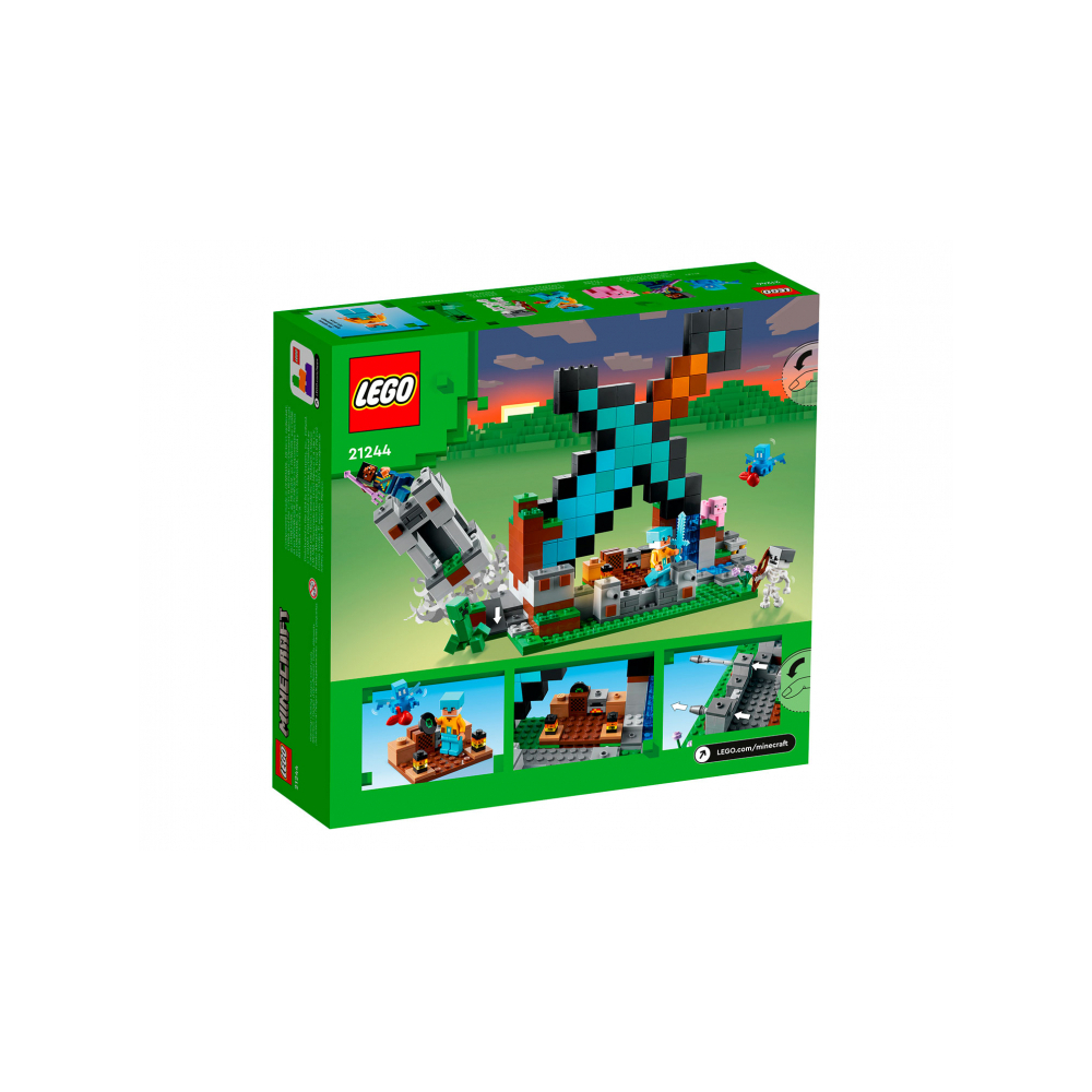 Конструктор LEGO Minecraft Застава Меча 21244 868 дет. - фото 2