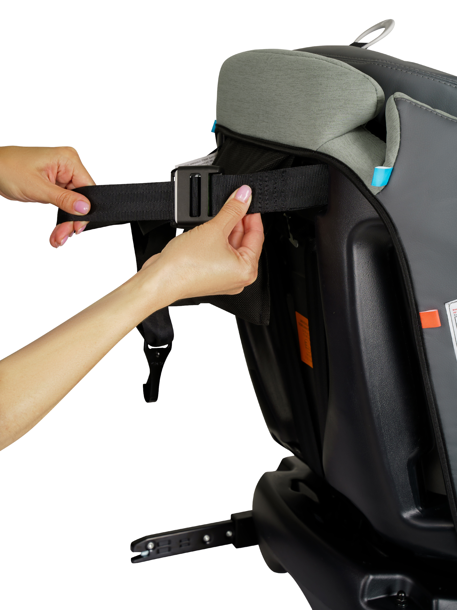 Автокресло Indigo Jovola Fuller, зел.-серая кожа Isofix 0+/1/2/3 (0-36 кг) зеленый - фото 23