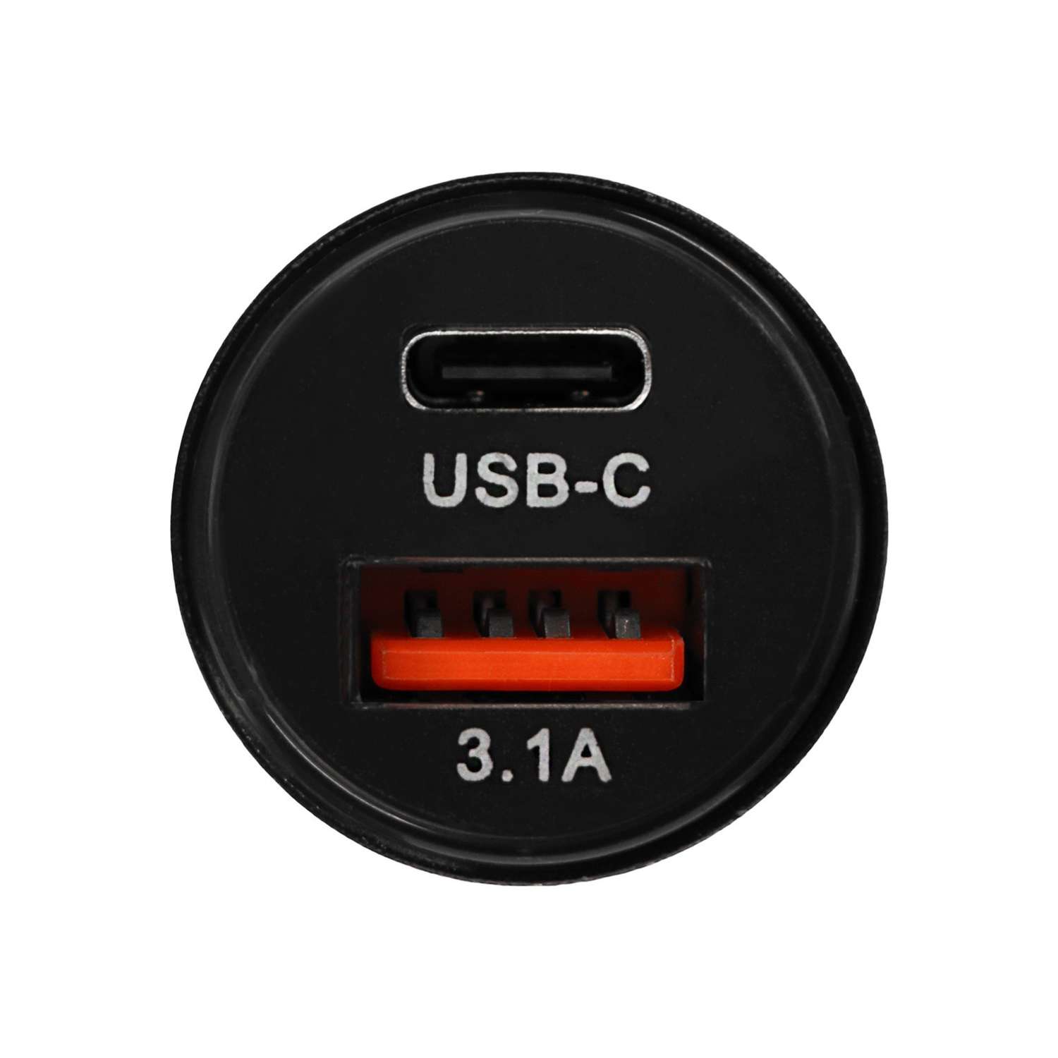 Зарядное устройство Cartage 12-24В USB Type-C 3.1А черный 9445493 - фото 3