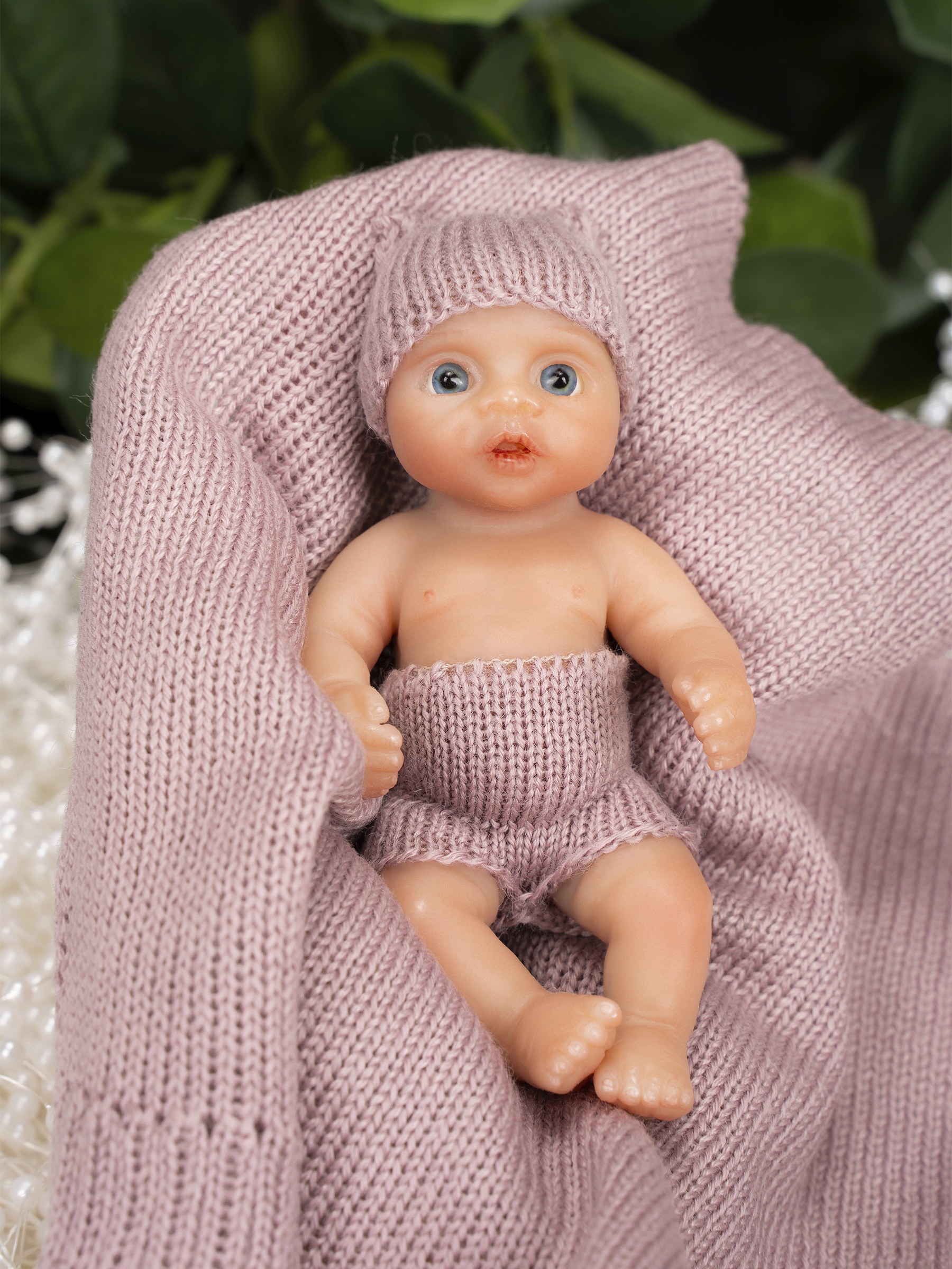 Кукла мини Magic Manufactory Magic baby Пупс сиреневый высота 12 см 4631162180895 - фото 15