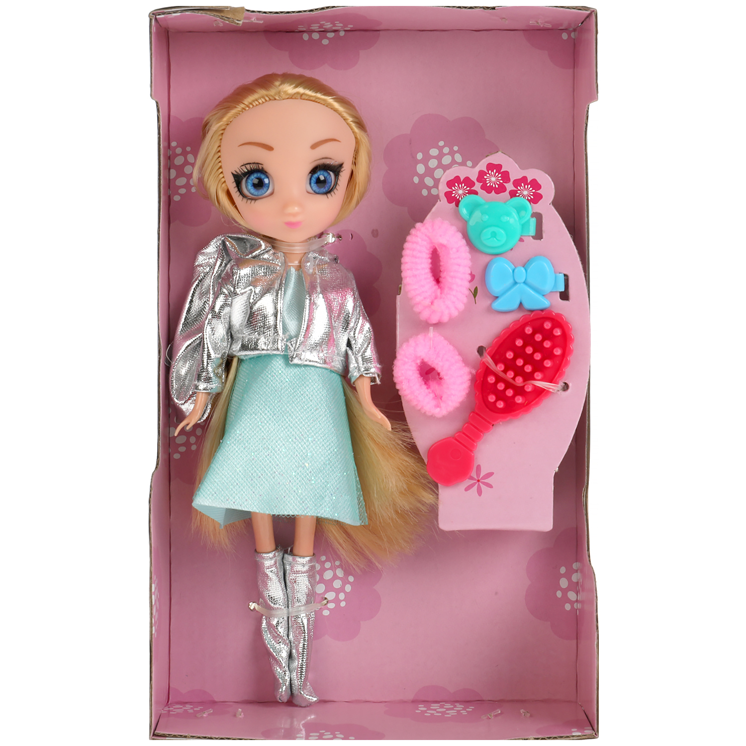Кукла модельная Карапуз Лили высота 16 см 314443 - фото 5