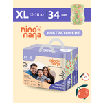 Трусики Nino Nana ультратонкие XL (12-18 кг) 34 шт.