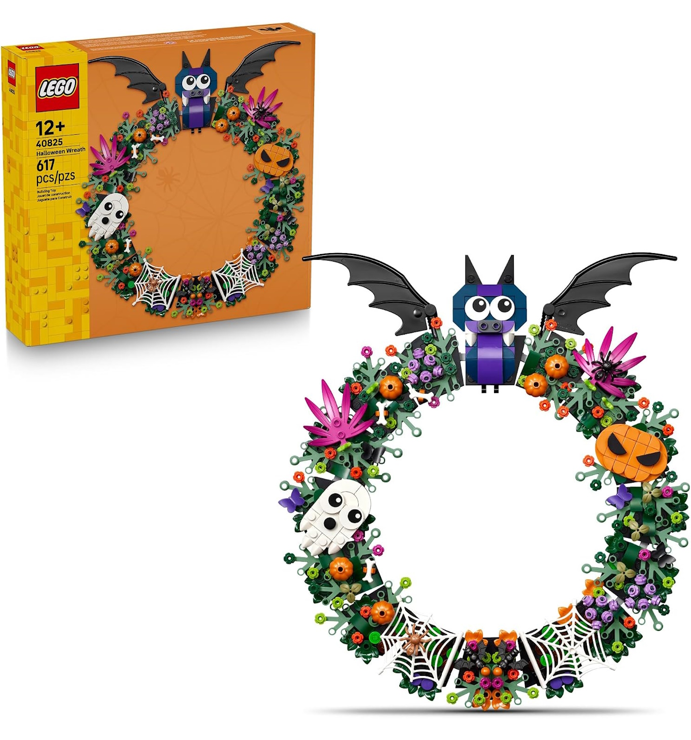 Конструктор LEGO Creator Хэллоуинский венок 617 дет. - фото 1