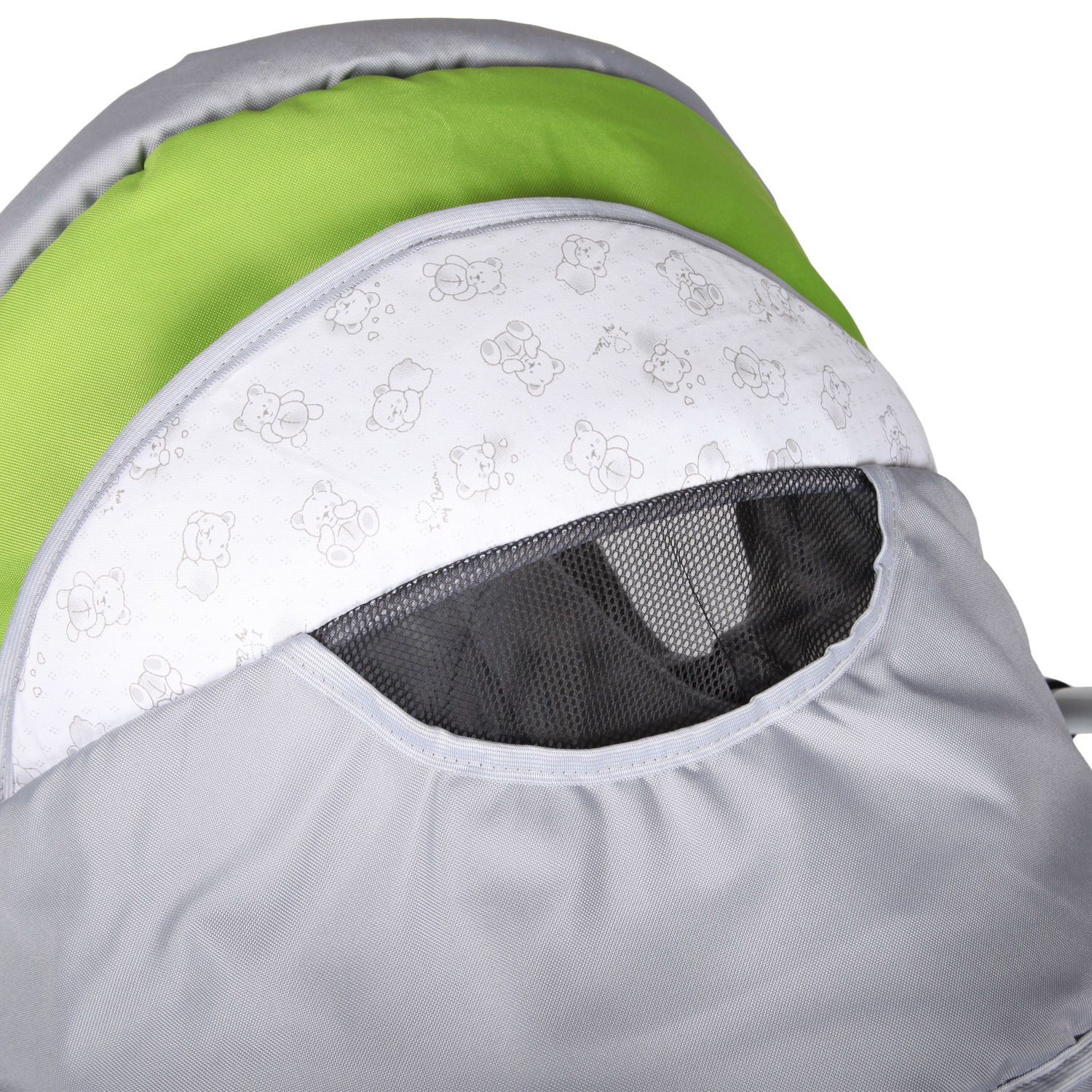 Коляска трансформер Babyton Grey-Green - фото 12