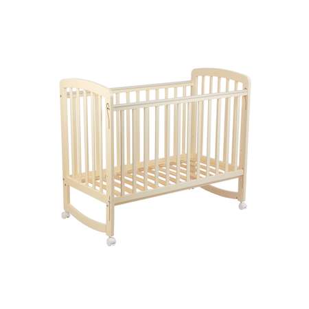 Детская кроватка Polini kids прямоугольная, без маятника (бежевый)