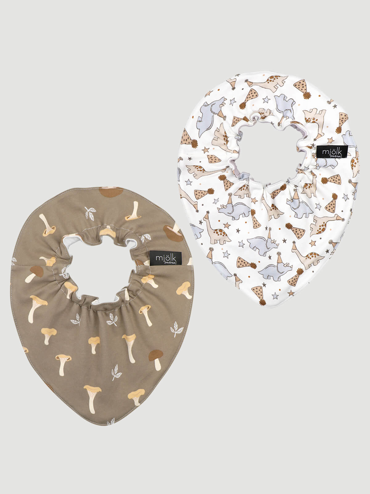 Нагрудник Mjolk текстиль 2 шт. - фото 1