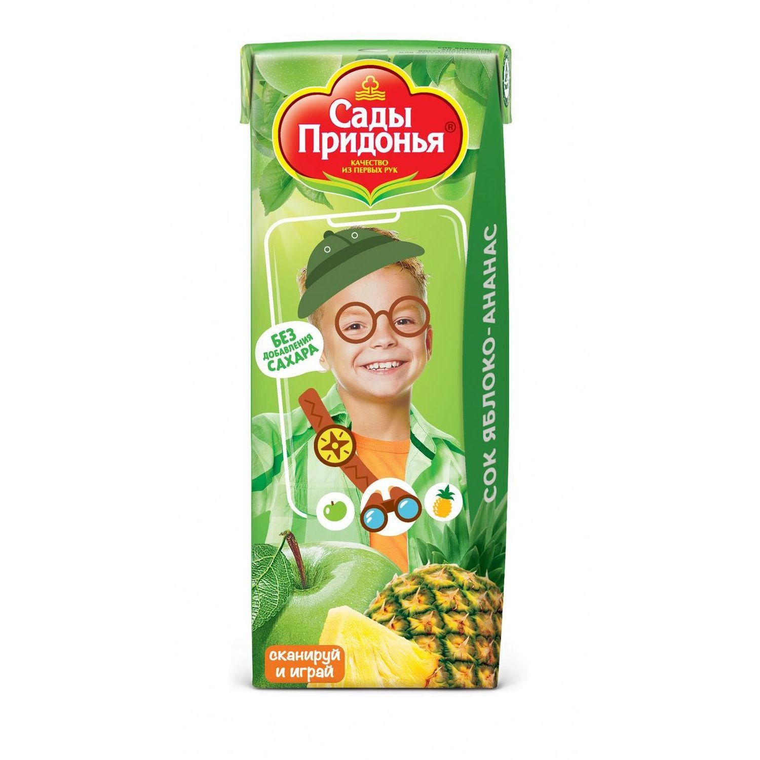 Сок Сады Придонья Яблоко-ананас с 6 мес 0.2 л - фото 7