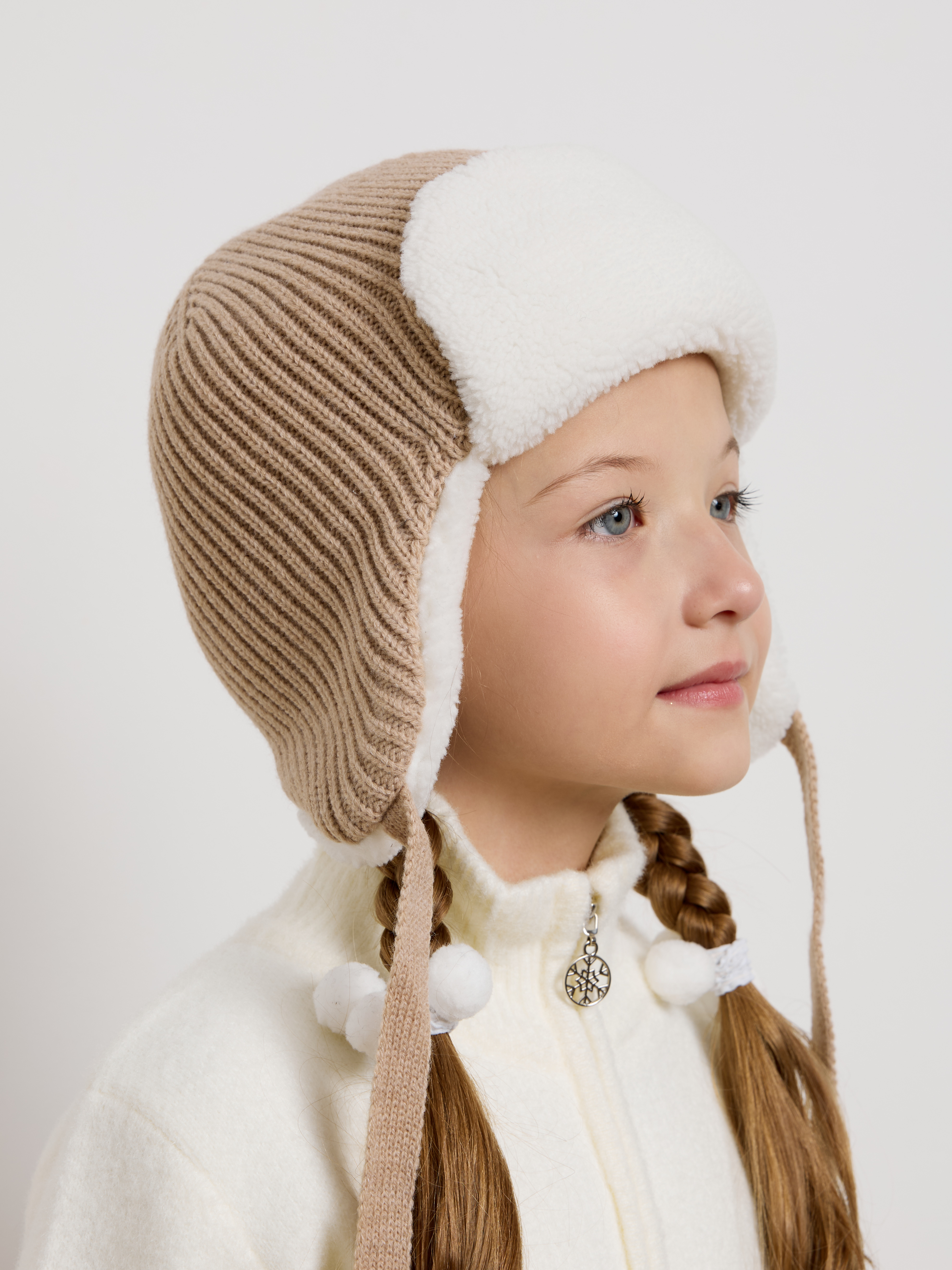 Шапка-ушанка Starkoff Kids Д301112 - фото 3