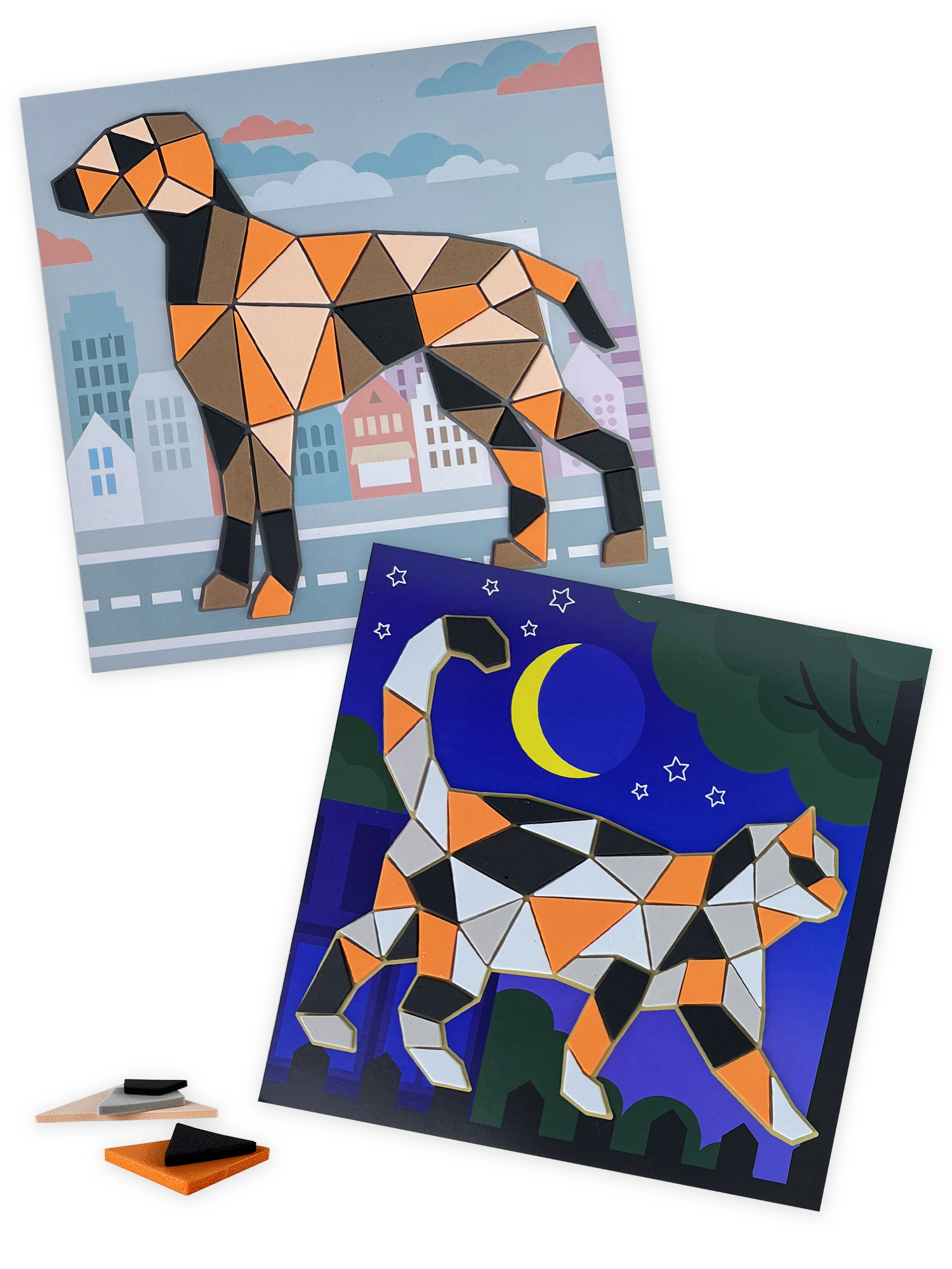 Набор для творчества Дрофа-Медиа Кошка Собака аппликация - фото 4