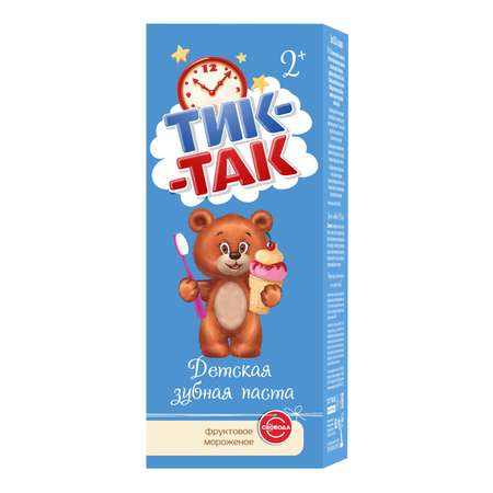 Зубная паста ТИК-ТАК без фтора десерт