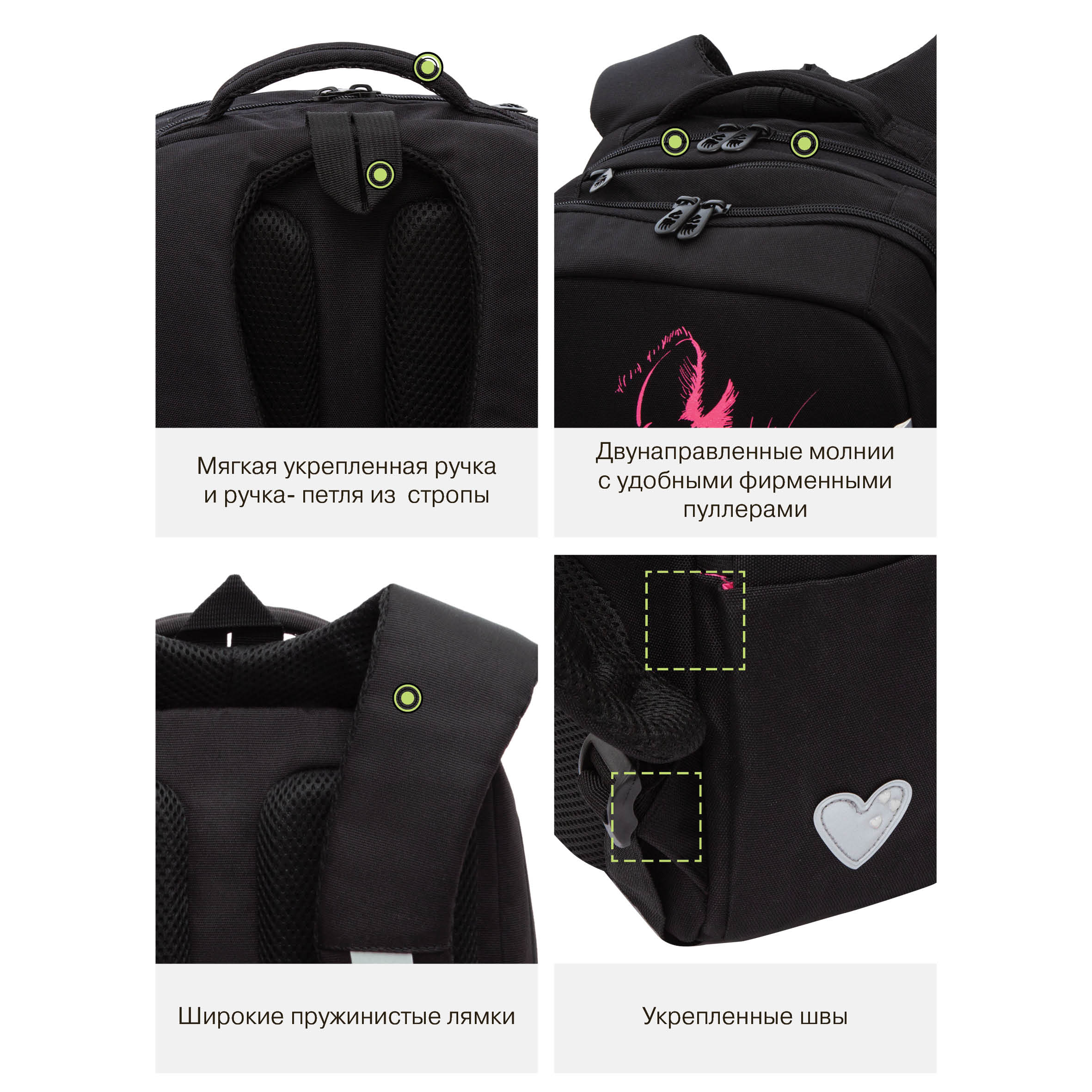 Рюкзак Grizzly для девочки - фото 12