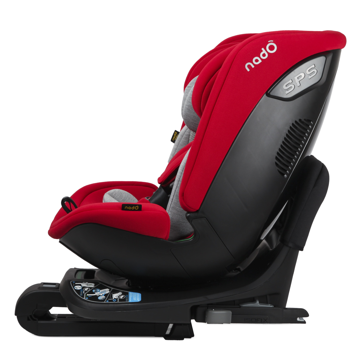 Автокресло nado Garnet red Isofix 0+/1/2/3 (0-36 кг) - фото 14
