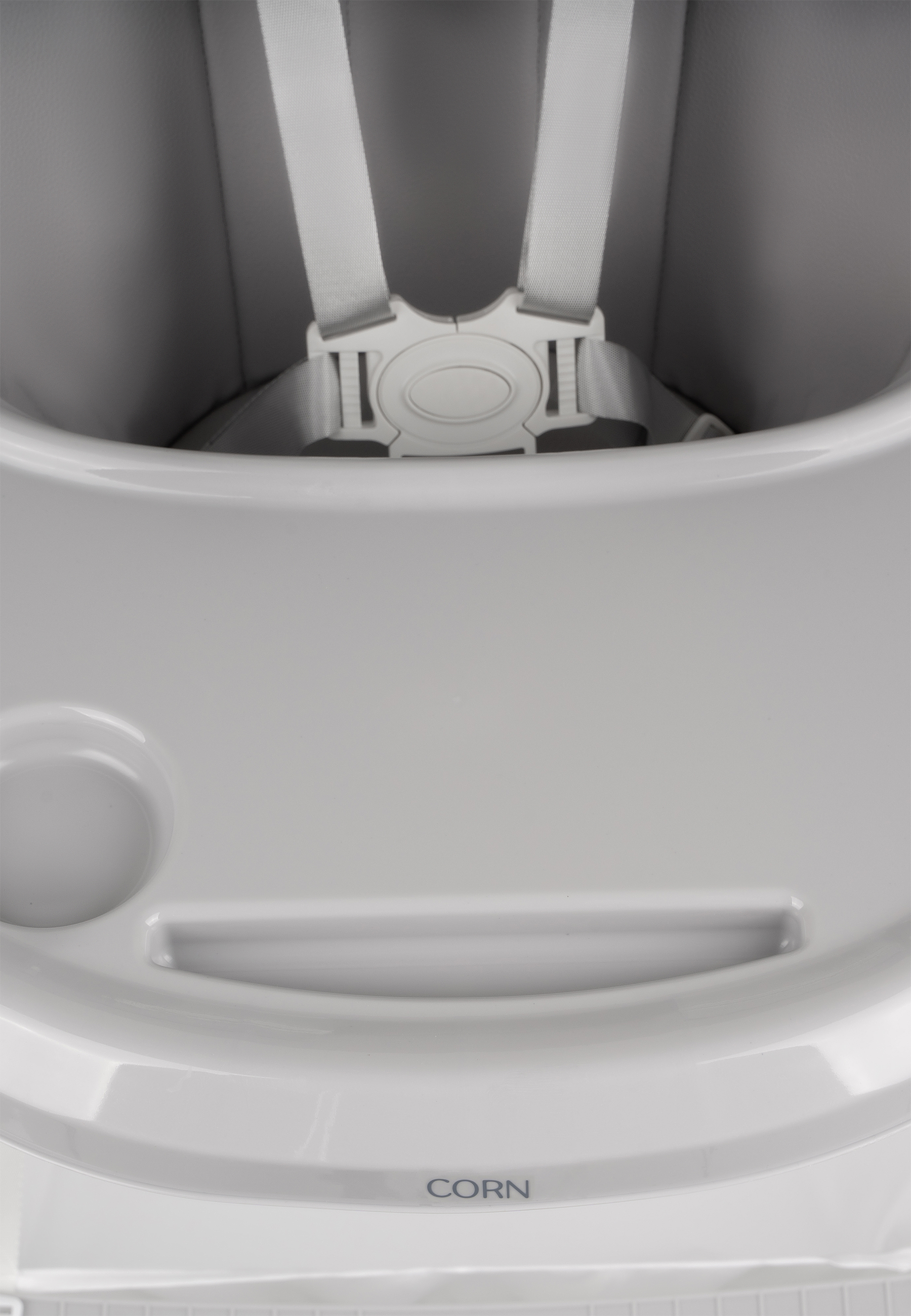 Стульчик для кормления Indigo Corn светло-серый - фото 10