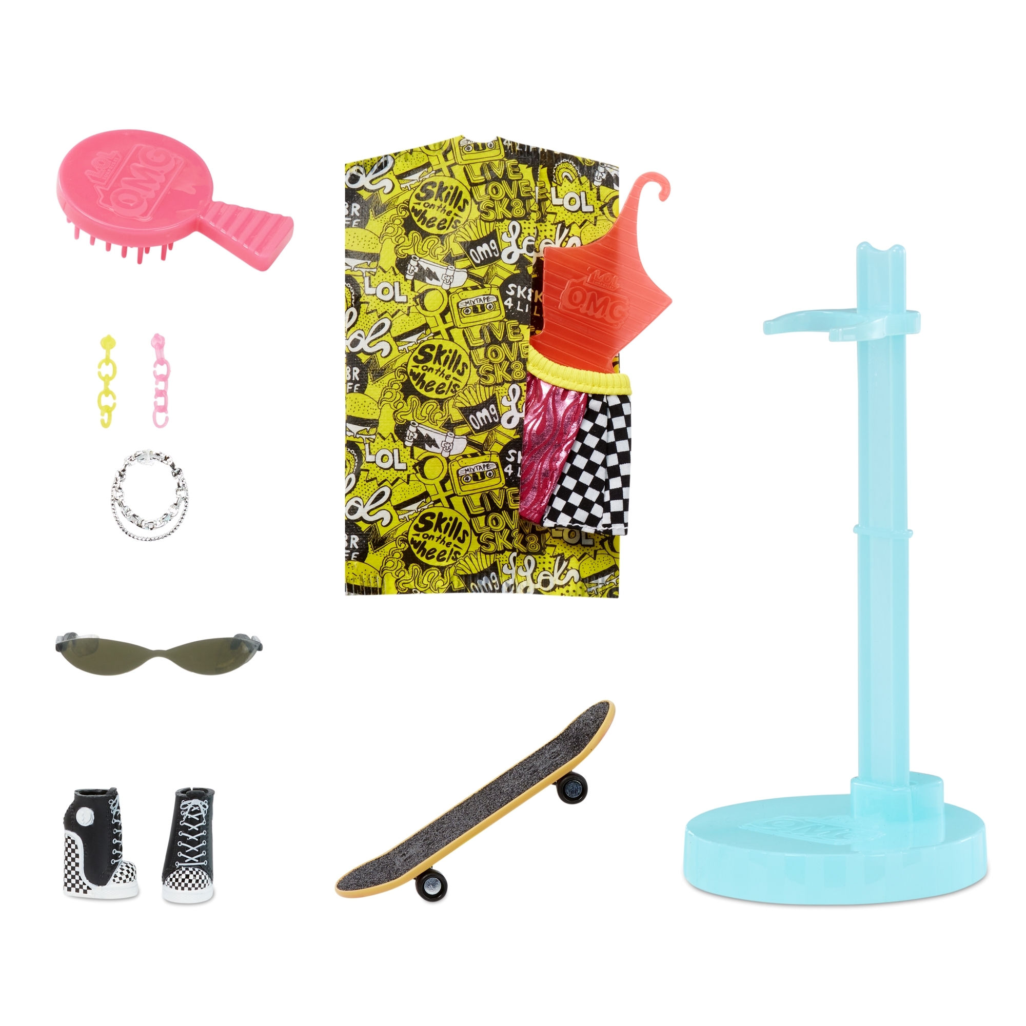 Кукла модельная L.O.L. Surprise! OMG Skatepark Q.T. 580423EUC - фото 4