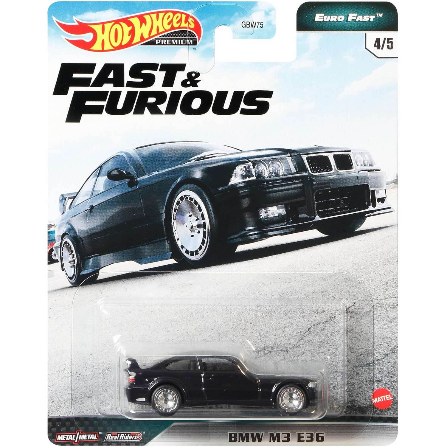 Автомобиль Hot Wheels BMW 1:64 GBW75 - фото 2