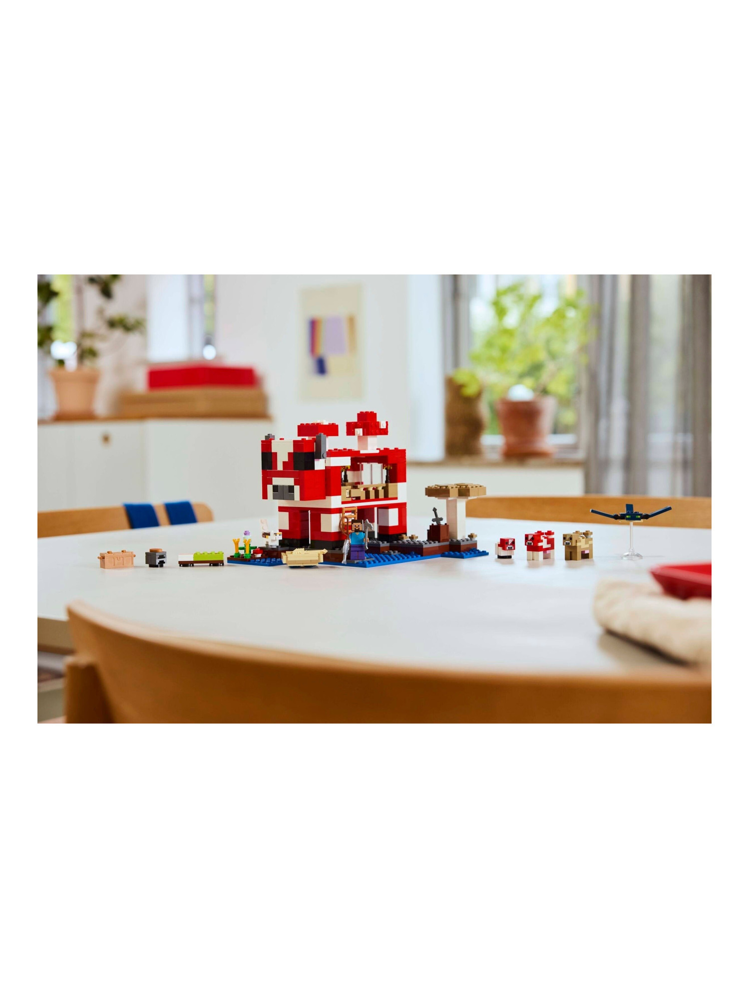 Конструктор LEGO Minecraft Грибной Дом 500 дет. - фото 7