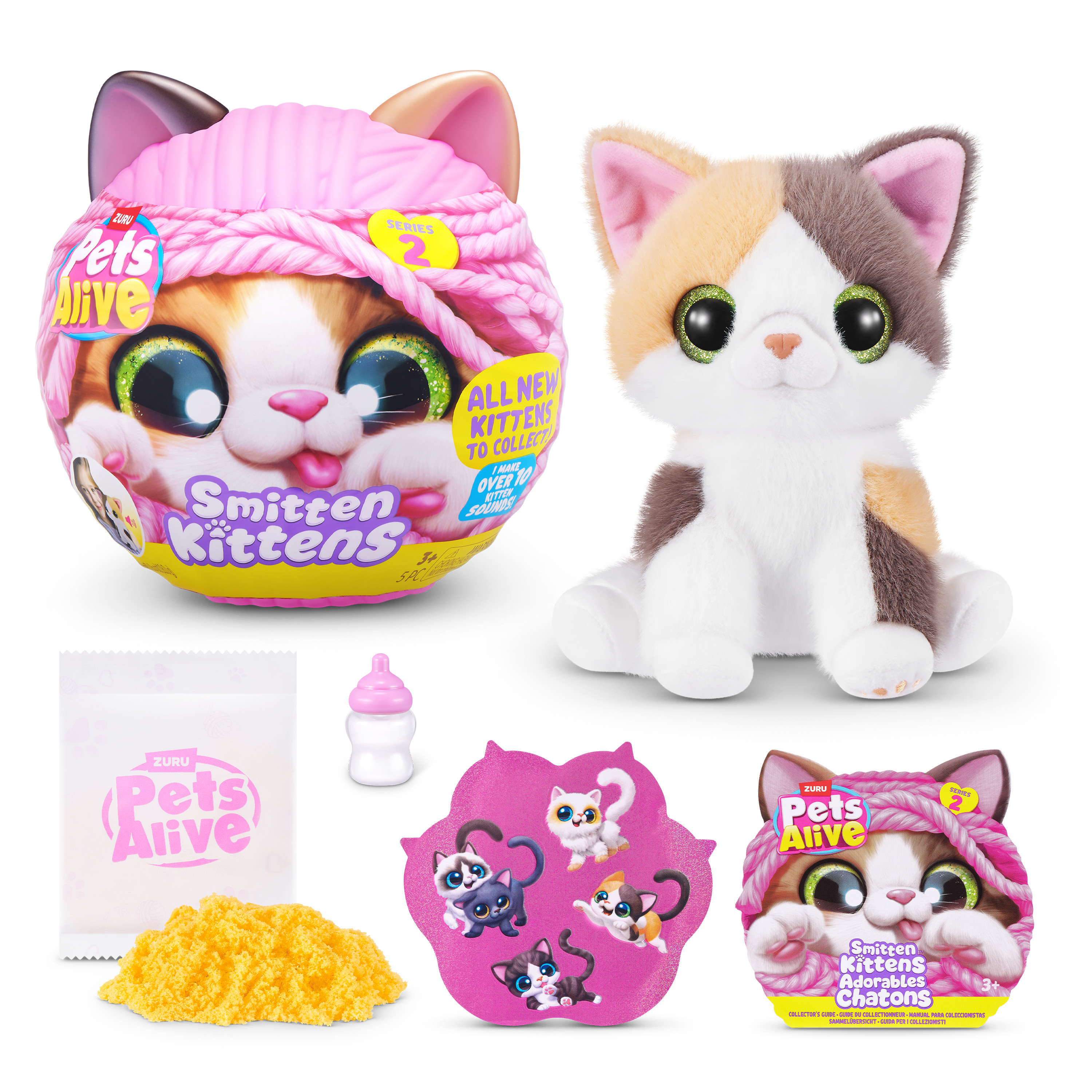 Мягкая игрушка Zuru Pets Alive котик Smitten Kittens в ассортименте - фото 10