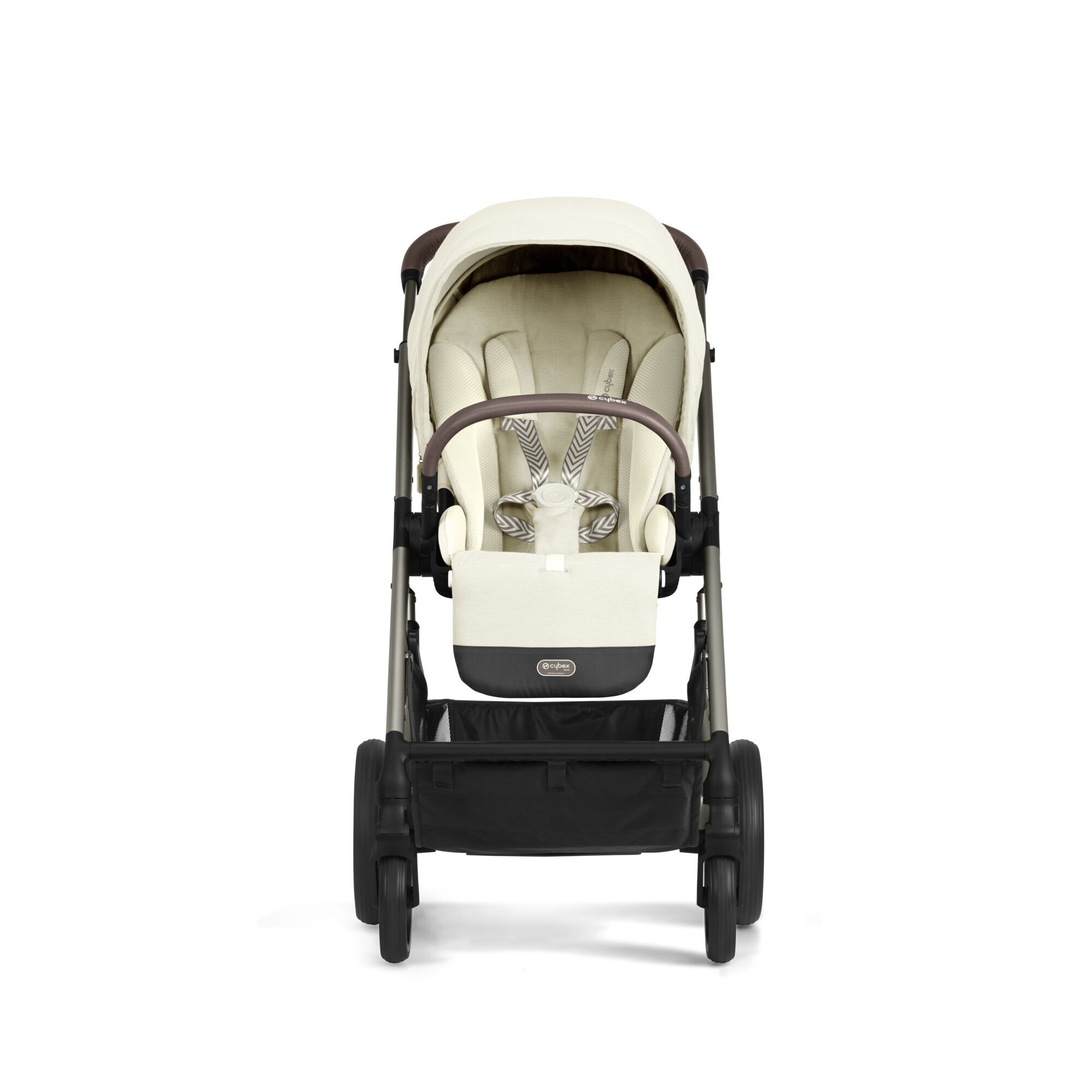 Коляска прогулочная Cybex Balios S Lux 2025 бежевый - фото 6