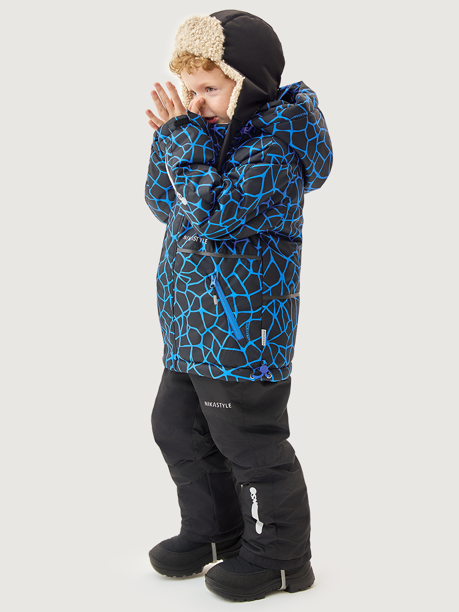 Костюм NIKASTYLE 7з2725 электрик/черный - фото 4