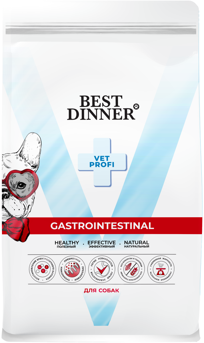 Корм для собак всех пород Best Dinner Vet Profi Gastrointestinal при нарушениях пищеварения 2кг - фото 1