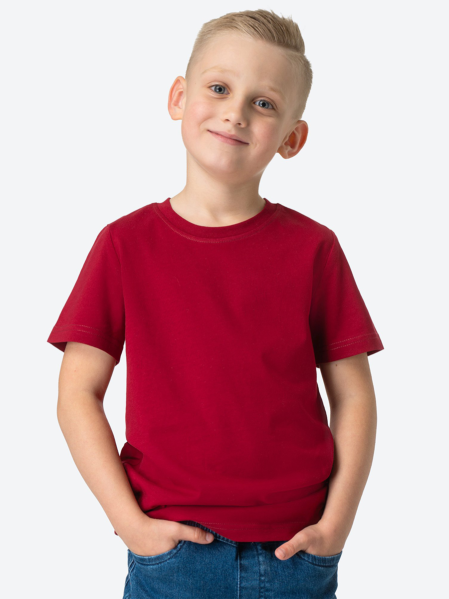 Футболка 3 шт HappyFox HF5501N3серыймеланж.т.бордовый.синий - фото 5