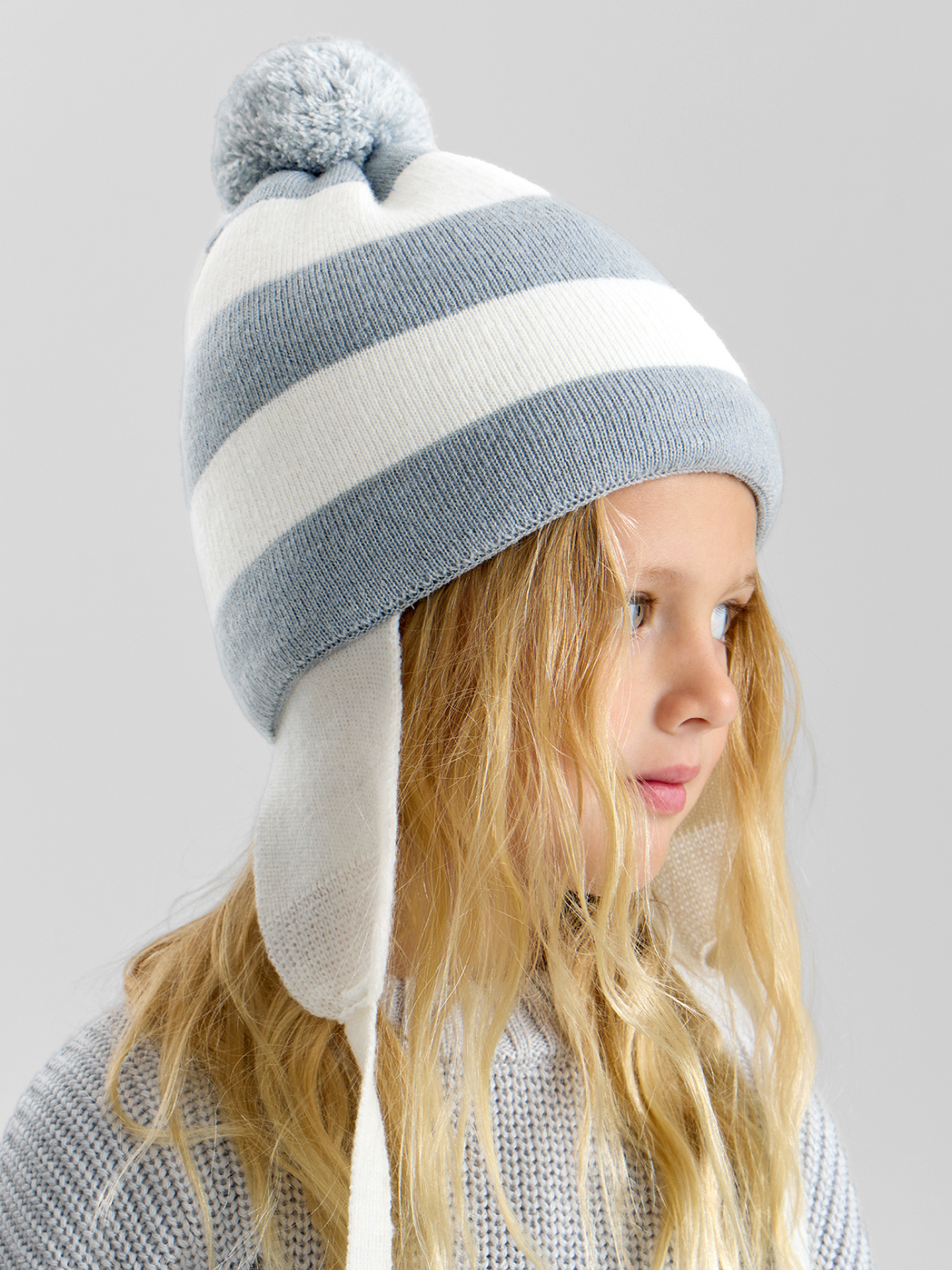 Шапка Happy Baby 89159-0_white-blue - фото 6